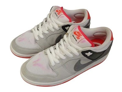 Nike Dunk Low Air Max 90 Infrared Grey Sneaker US8,5 26,5cm