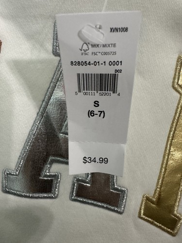 Gap Kids White Hoodie With Gap Logo Small (6-7) NWT - Picture 3 of 3