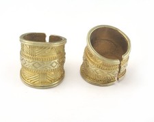 Adjustable Ring Raw brass 18mm 8US inner size 2654