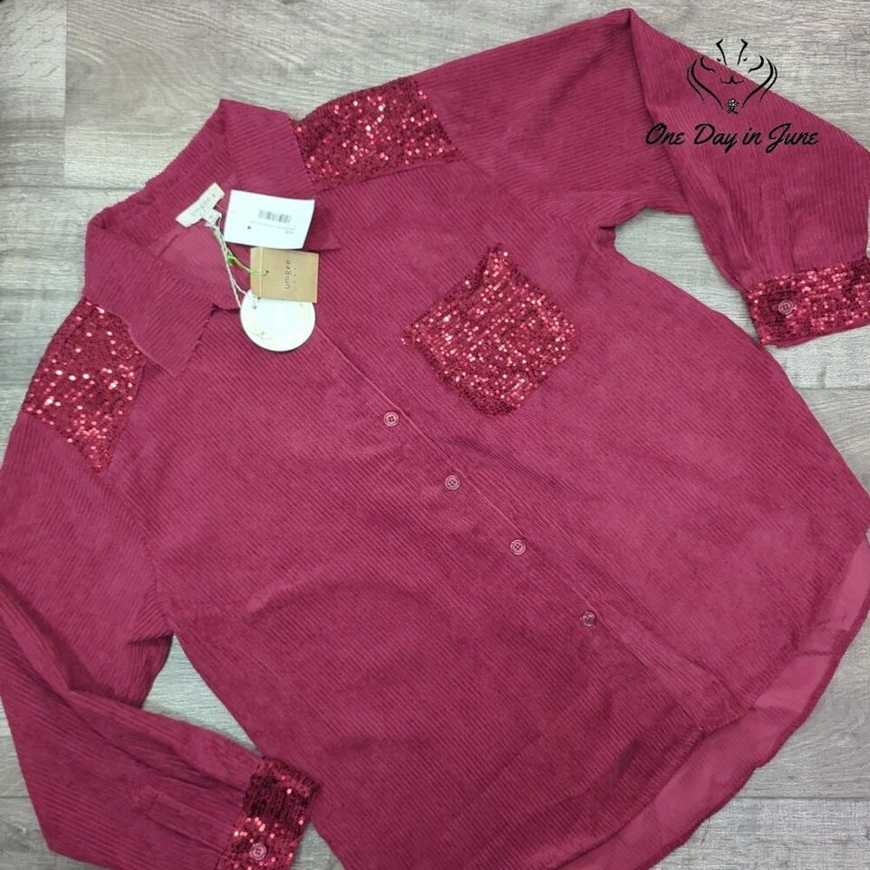 Umgee Sequin Button Front Jacket Size 1XL - Image 2 of 4