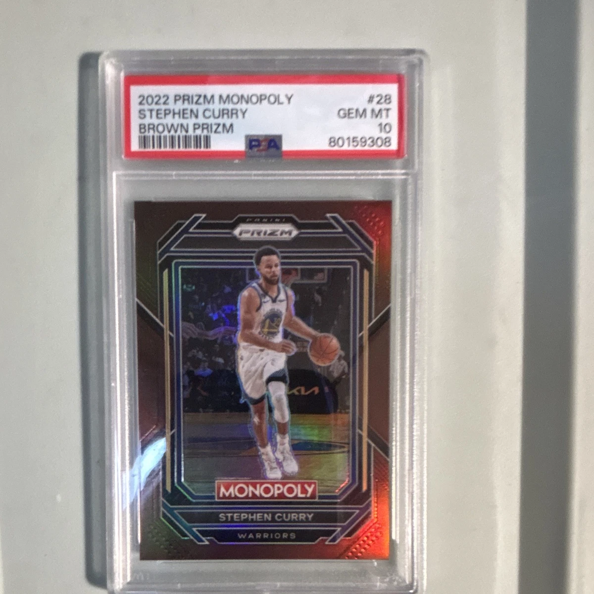 Stephen Curry Basketball Grade 10 Serial Numbered Sports Trading