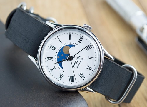 Raketa Quarz Herrenuhr Armband Edelstahl Uhr Zustand Geschenkidee - Bild 6 von 13