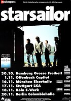 Starsailor - Silence Is Easy, Tour 2003 | Konzertplakat | Poster
