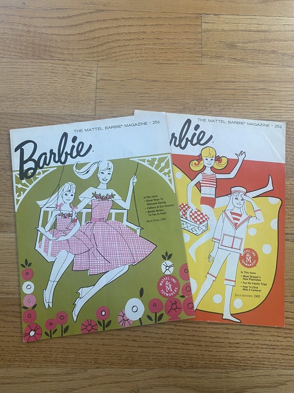 Mattel Barbie Magazine 1965 Fan Club Lot