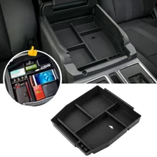 Center Armrest Storage Box Tray Organizer Case Accessroies For Ford F150 2015-20
