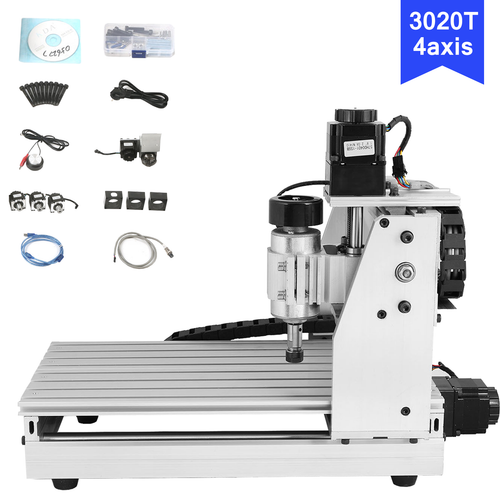 3020T 4 Achse CNC Router Graviermaschine FräSmaschine USB Holzschneider Wood - Bild 2 von 11