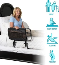 Stander  EZ Adjust Bed Rail Adjustable Safety Fall Support Assist Mobility