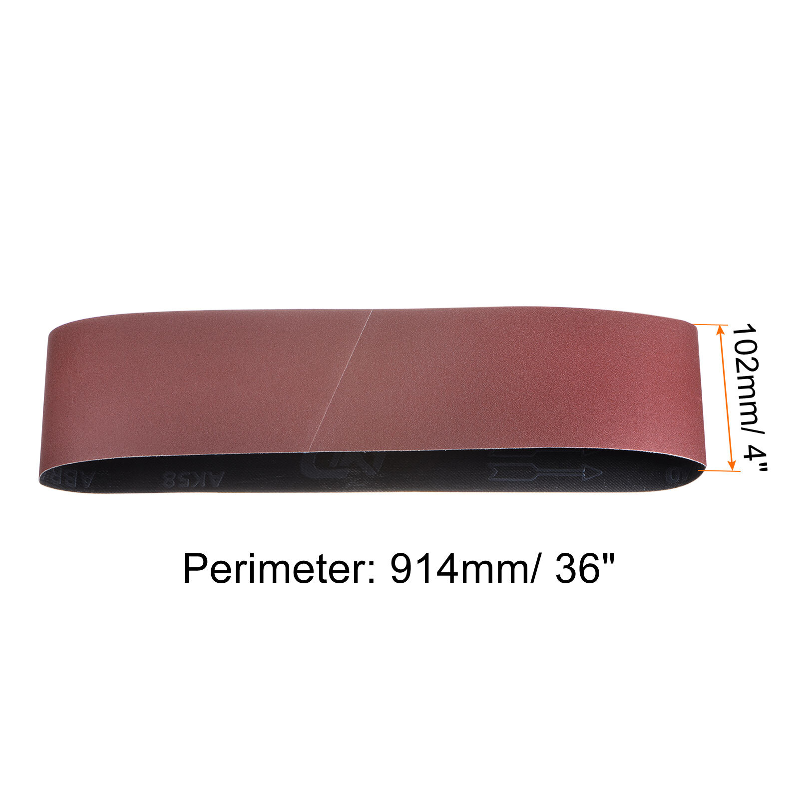 5pcs Sanding Belts 4x36" Belt Sander Paper 240 Grit Aluminum Oxide