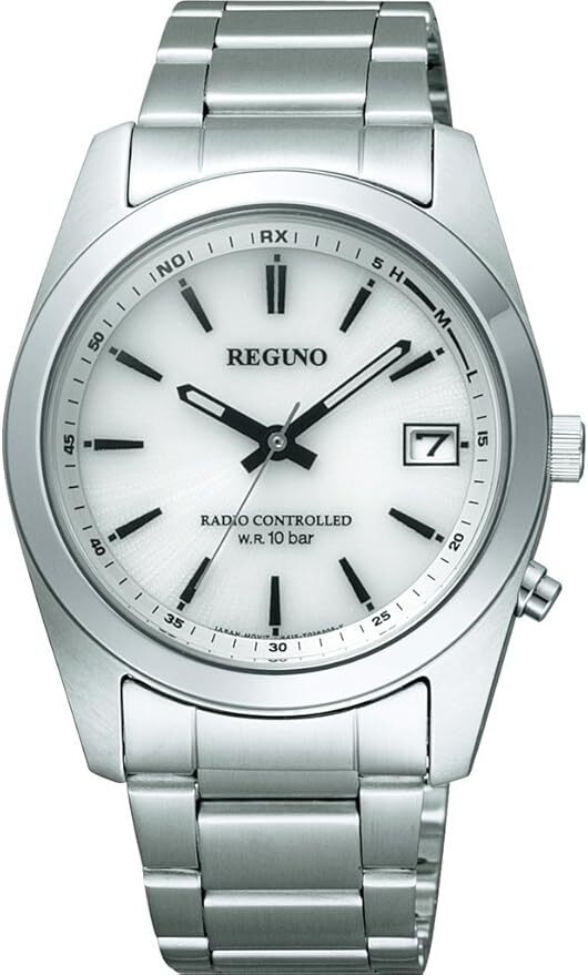 CITIZEN REGUNO RS25-0484H Radio Solar Analog Quartz Watch White