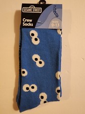 New Sesame Street Cookie Monster Socks