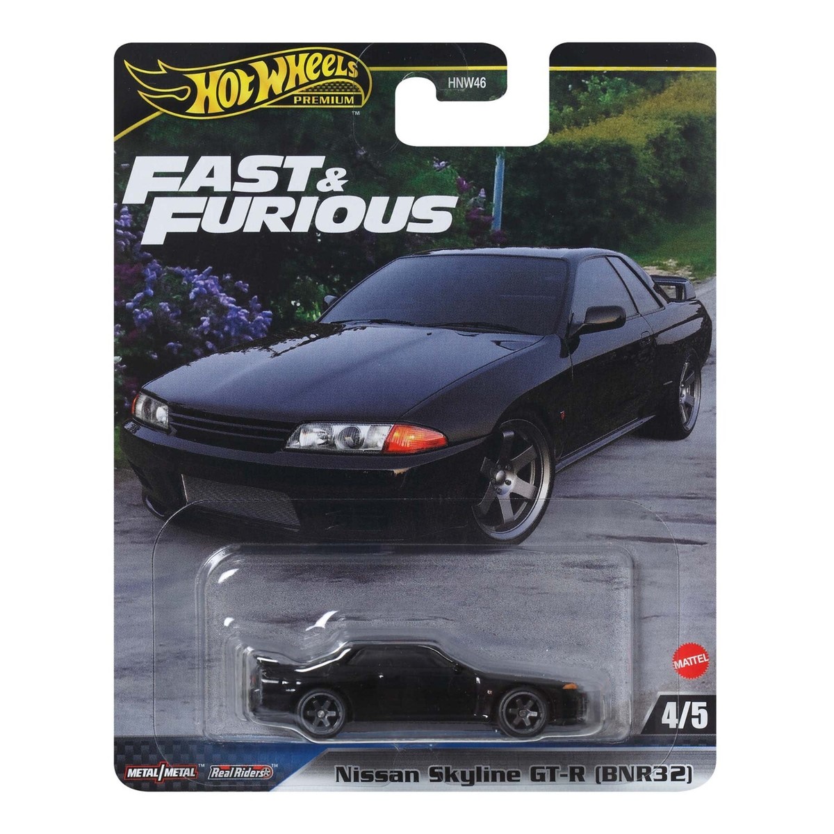 1/64 Hot Wheels Premium Fast & Furious Car Nissan Skyline GT