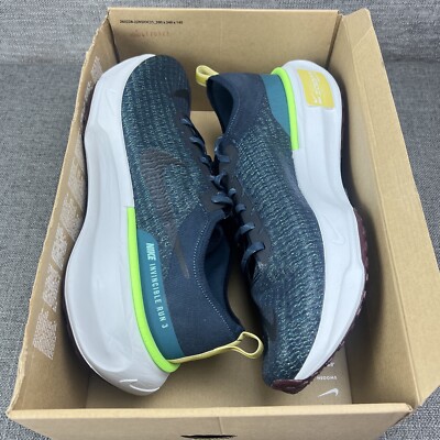 Nike ZoomX Invincible Run FK 3 Navy Green Running Shoes DR2615 402
