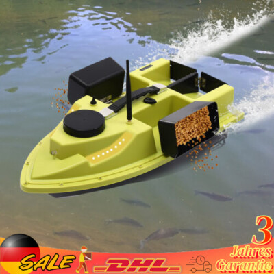 500M Kabellos Futterboot Mit GPS Köderboot Baitboat Fischerköder LED Fischfinder