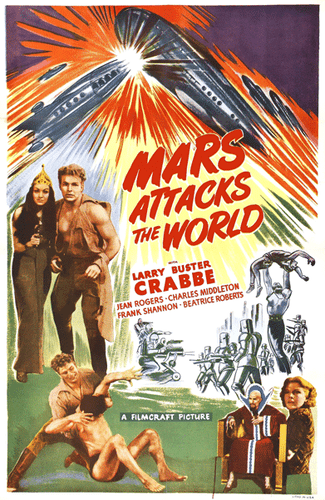Vintage 1950er 40er Sci-Fi Space B Film Monster Film Reproduktion Retro Poster - Bild 42 von 66