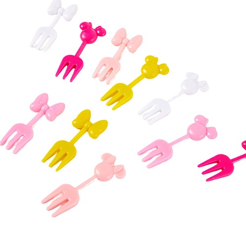 10Pcs Cartoon Children Snack Cake Dessert Pick Toothpick Bento Decor Fruit /fw - Bild 2 von 8