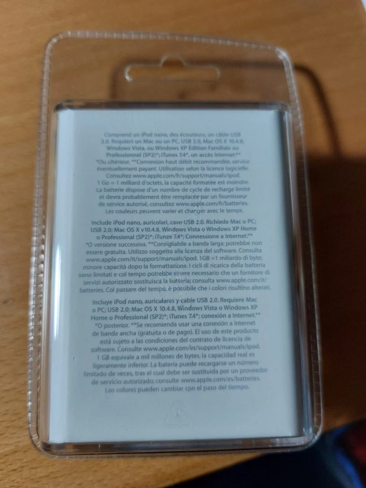 Apple iPod nano 3rd 3.Generaición Plata.Sellado. - Imagen 2 de 3