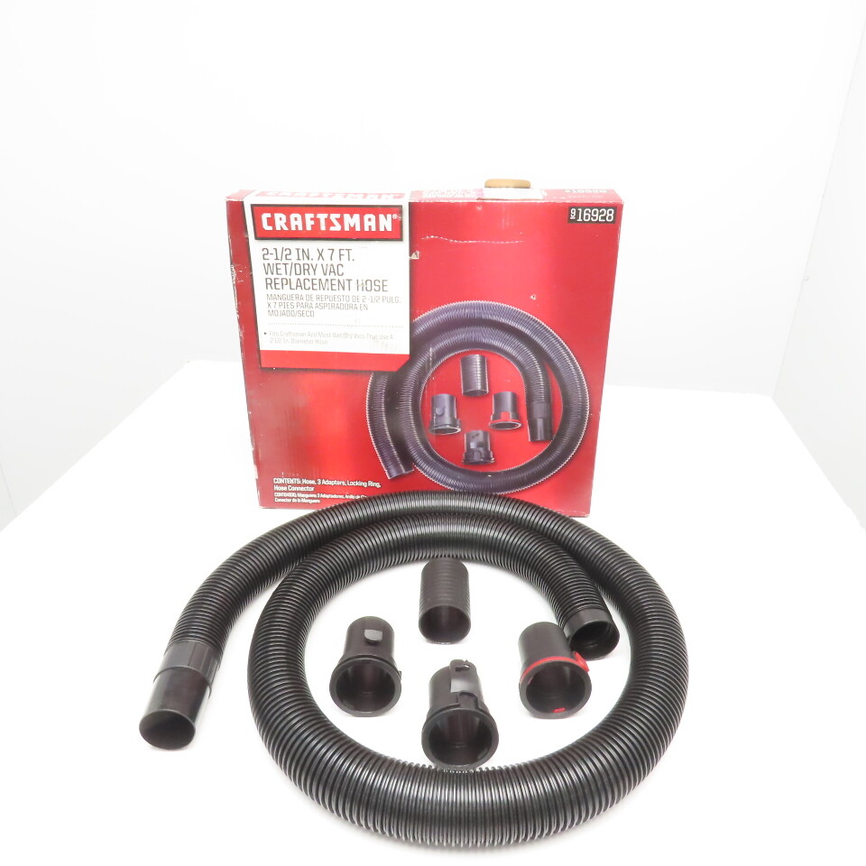 Craftsman 916928 21/2" x 7' Wet Dry Vac Replacement Hose Kit eBay
