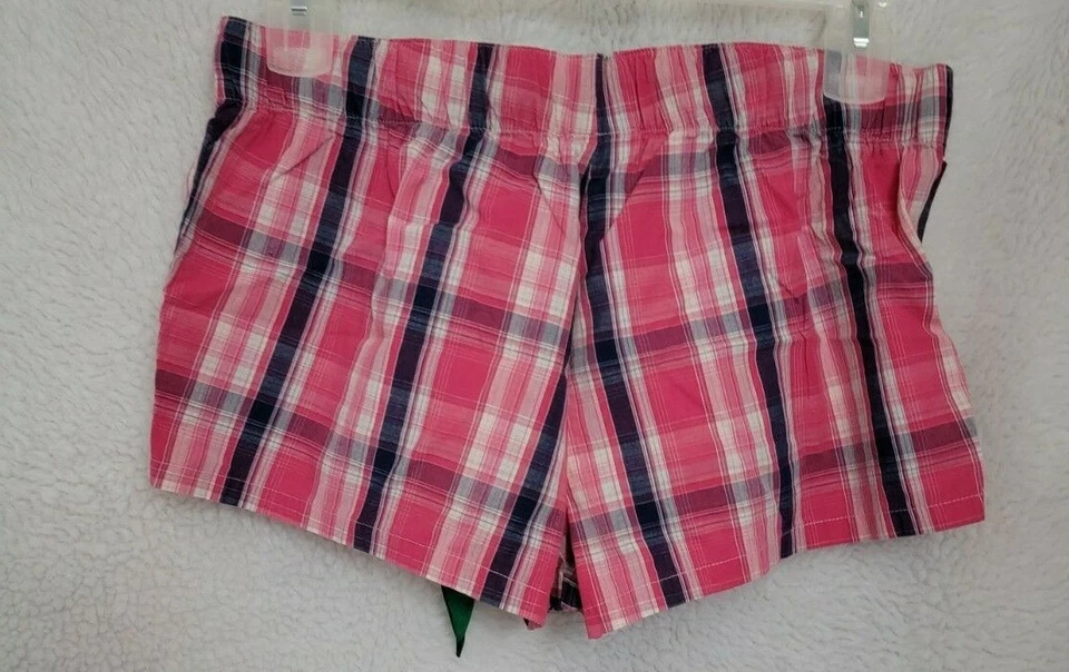Pantalones Cortos Joe Boxer Mujer Talla M Medianos Rosa Azul Blanco Verde A Cuadros Foto 4 de 4
