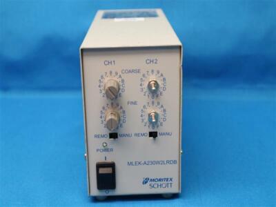 Moritex Schott MLEK-A230W2LRDB LED Controller w/ Missing Knob