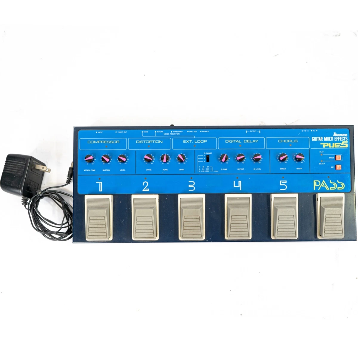 Ibanez PUE5 Guitar Multi Effect Pedalboard System with Power Supply AS IS