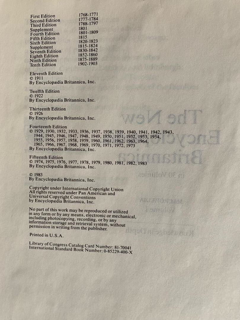 PICK & CHOOSE: Encyclopedia Britannica. LEATHER. 25-Volume Set