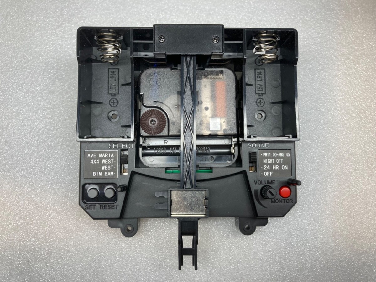 Quad quartz movement replacement for Hermle 2114 and 2115 Tubular