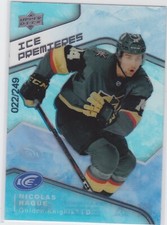 19/20 ICE...NICOLAS HAGUE...ICE PREMIERES ROOKIE.../249...# 123...GOLDEN KNIGHTS