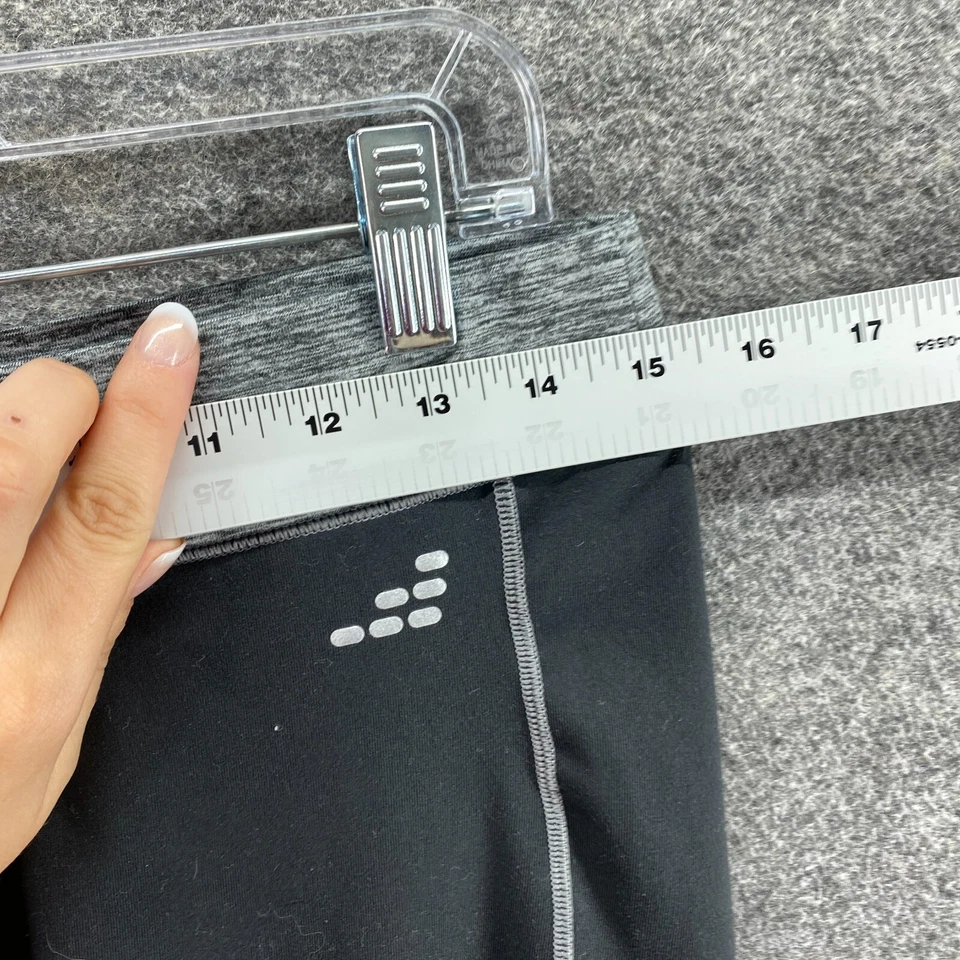 BCG Activewear Leggings Women M Medium Black Mid Rise Capri Skinny Pull On - Image 3 of 4