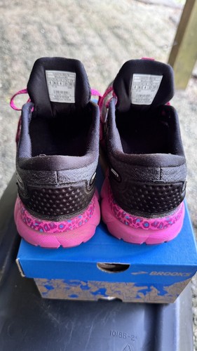 Brooks Trace 2 Women's Road Running Shoes Size 6 Black And Pink Cushion Neutral - Picture 13 of 14