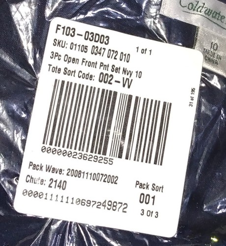 NWT VINTAGE Coldwater Creek Navy Suit Lined Embroidery Beads Sequins Sz. 10 $139 - Picture 8 of 13