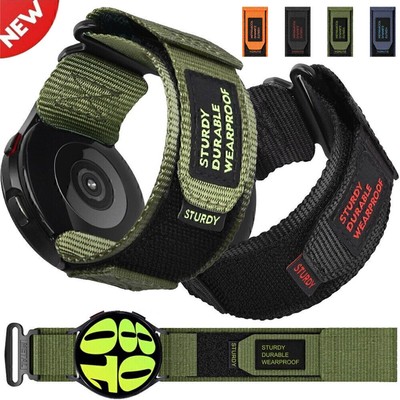 Nylon Ersatz Armband Für Samsung Galaxy Watch 6 Classic 43-47mm 5 Pro Active 2 3