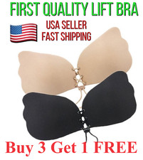 Silicone Gel Invisible Bra Self-adhesive Push Up Strapless Backless Stick On