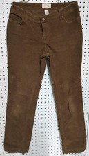 St. John's Bay Brown Corduroy Pants Size 10 Straight Leg Classic Fit