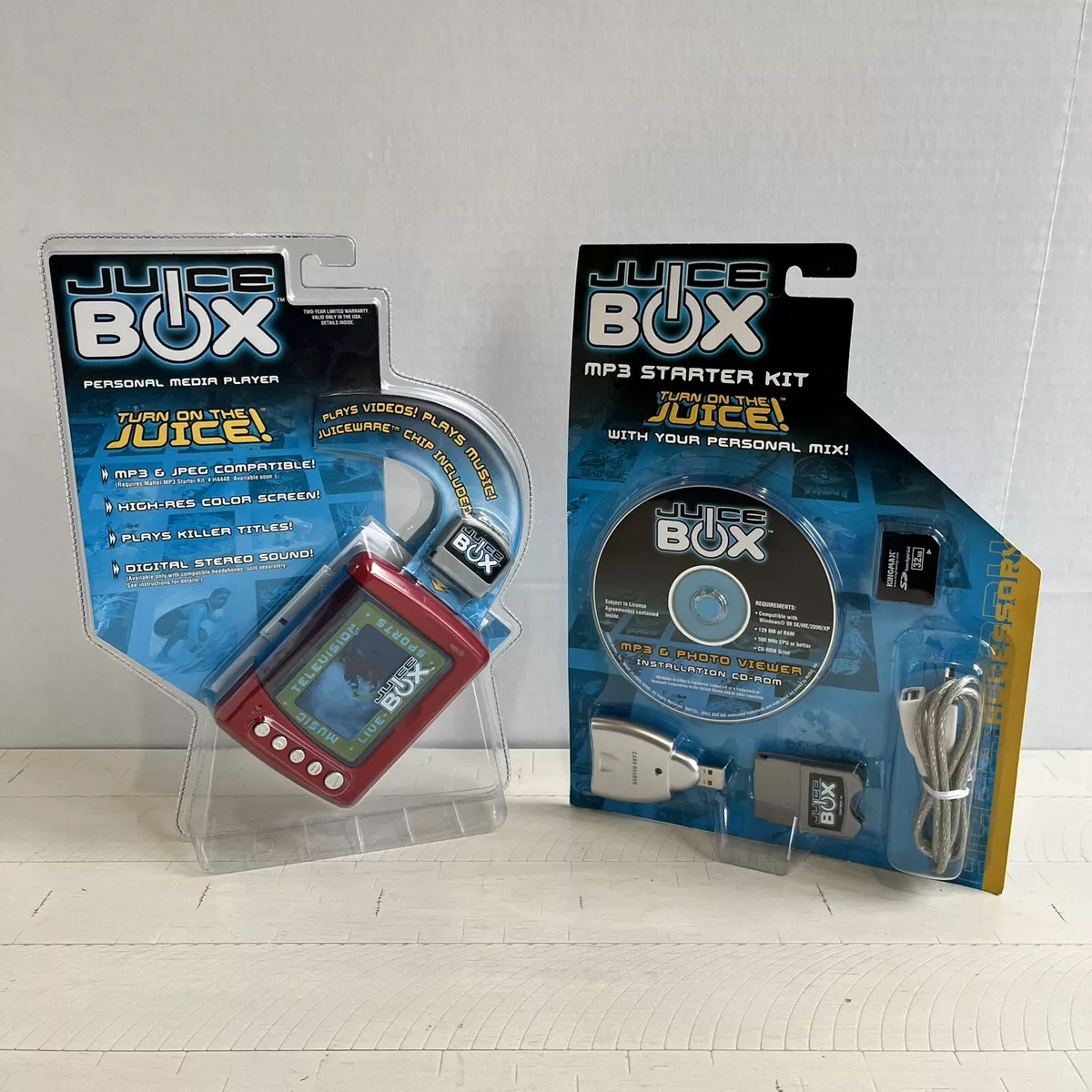 Juice Box Personal Media Player 2002 (Red) and Starter Kit Brand