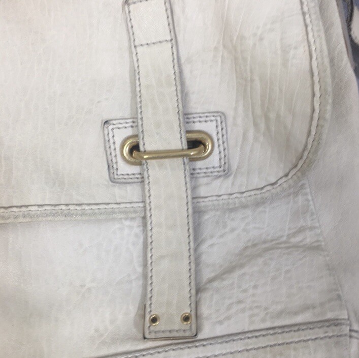 Borsa donna vintage Yves Saint Laurent Rive Gauche grande tracolla in pelle