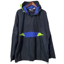 VTG 80s Windbreaker Jacket Size XL GRANITE Tom Mangold Colorblock USA Made Mens