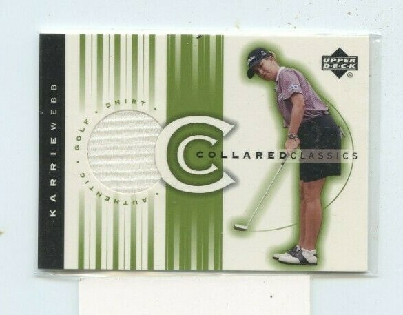 KARRI WEBB 2003 Upper Deck Collared Classics Authentic Shirt Relic #CC-KW 