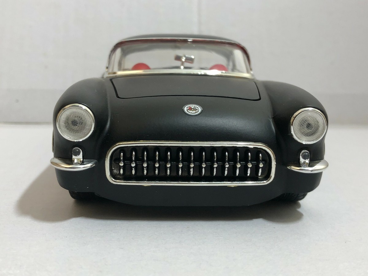 JADA BIGTIME MUSCLE BTM 1957 CHEVY CORVETTE MATTE BLACK 1:24