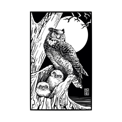 Illustrated Science Artwork: 9 Piece Guardian Series Carnivore Prints - Picture 9 of 9