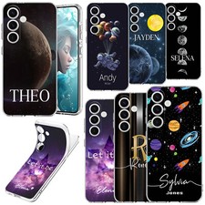 For Samsung S25 S24 FE A55 A36 A16 Personalized Cover Soft TPU Phone Galaxy Case