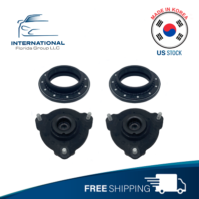 ⭐KOREA⭐4Pc Front Strut Mount Insulator+Bearings For 16-21 TUCSON