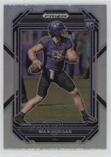 2023 Panini Prizm Draft Picks Silver Prizm Max Duggan #107 1a04