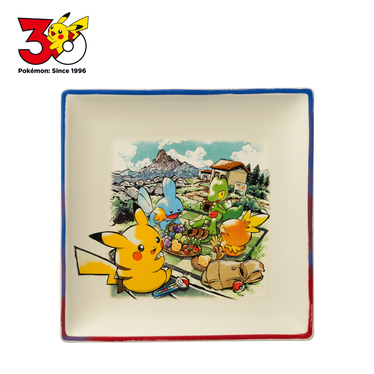 Pokémon Center 30th Anniv Square Plate Hoenn Timeless Adventure
