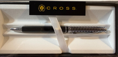 CROSS RETIRED ADVANTAGE MOSAIC / BLACK BALLPOINT PEN  #AT0482-5 NEW + bonus