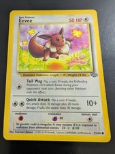 Eever 51/64 -  Jungle Set  - Pokemon Card - Played 
