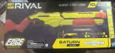 Nerf Rival Edge Series Saturn XX-1100 Blaster And Targeting Set New Rare