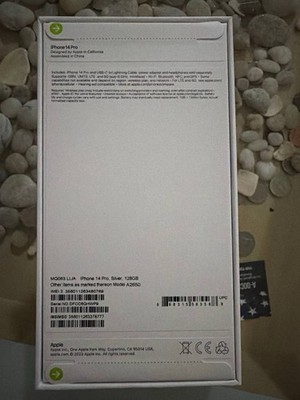 Brand New Apple Iphone 14 Unlocked Pro Silver 128GB