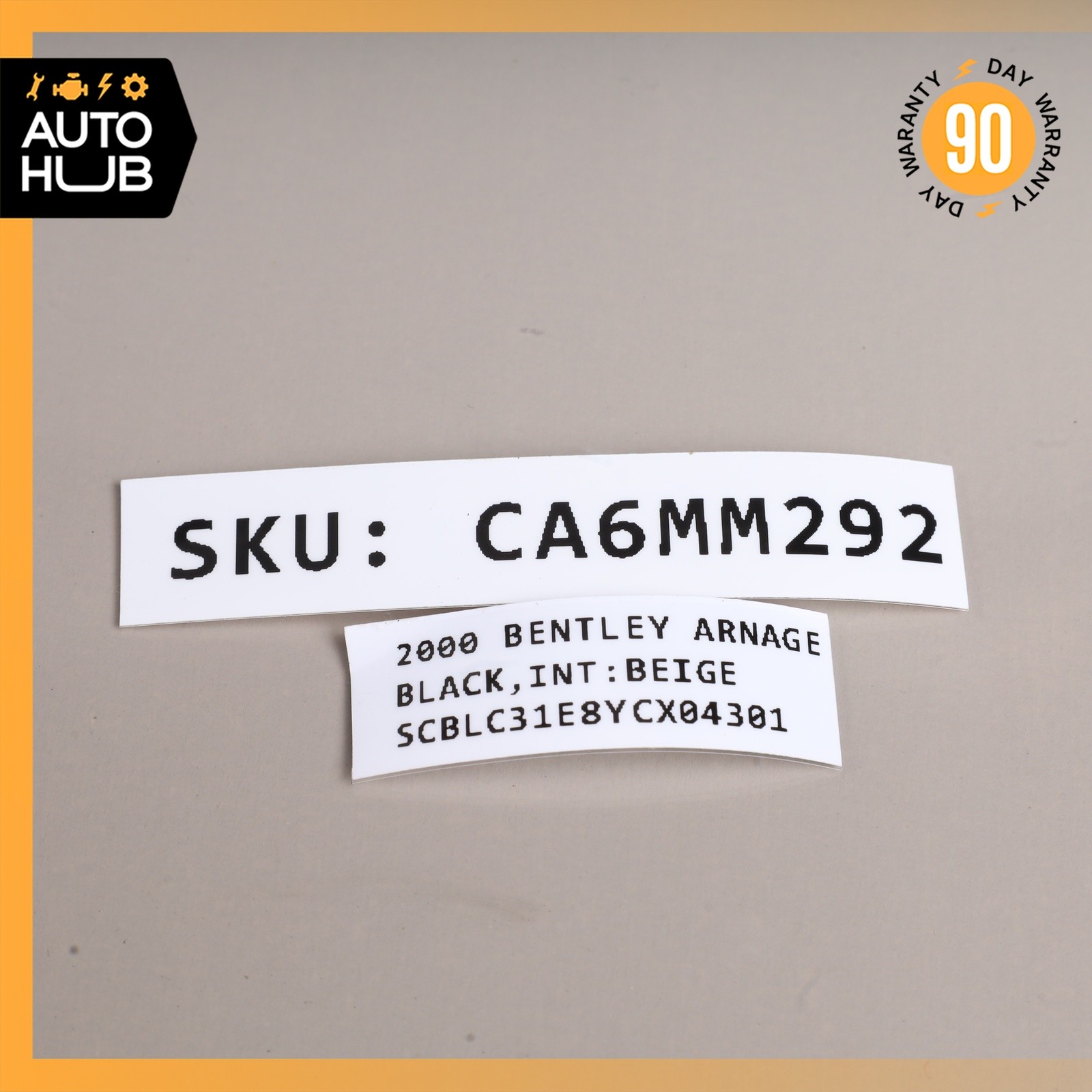 Bentley Arnage 1999-2009 Rear Left Door lock actuator