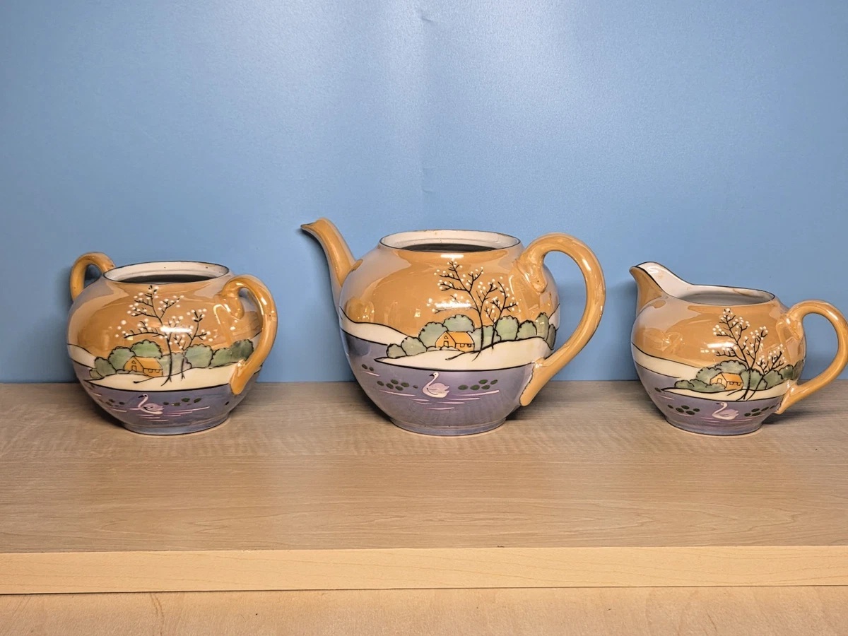 Takito Lusterware In Collectible Japanese Teapots & Tea Sets (1900