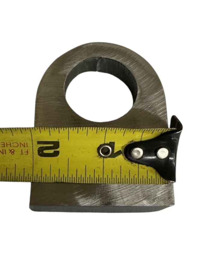 Lot Of 4 Trailer Ramp Hinge Weld On 2”x2.75” For 1” Pin Rounded End